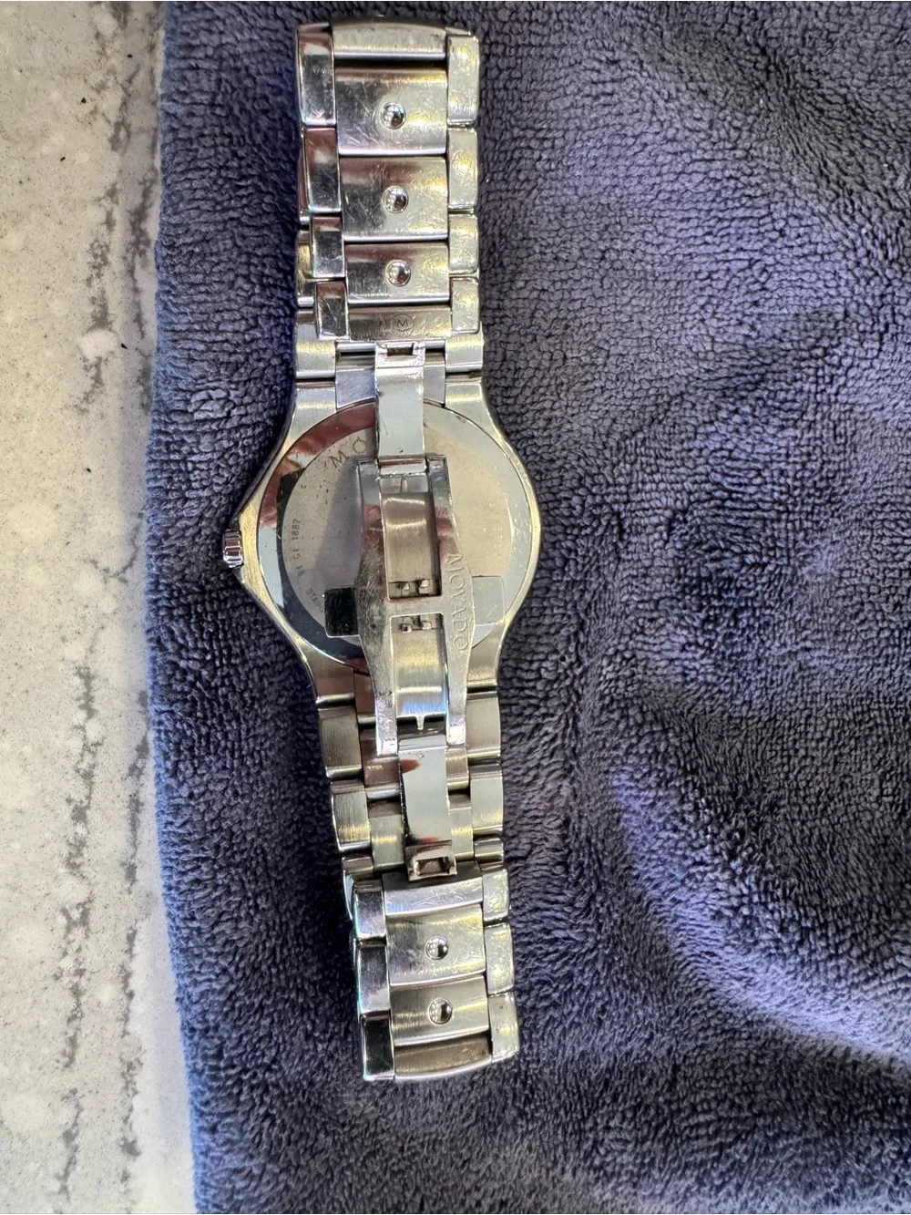 Movado Silver-Tone Minimalist Bracelet Watch